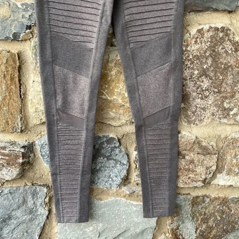 NWOT ALO Yoga | Stormy Heather Gray Moto Legging size small